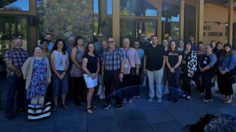 Santiam service integration team members gathered for a group photo