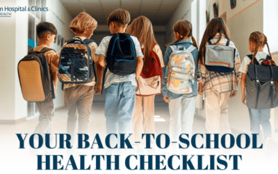 Your Back-to-School Health Checklist